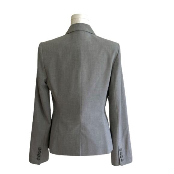 The Limited Blazer Jacket Gray Button Front Career Basic Blazer Size 6 - Picture 5 of 11